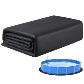 VEVOR 27ft Round Pool Liner Pad, Pool Liner Pad for Above Ground Swimming Pools, Extra-Thick Pool Mat, Prevents Punctures