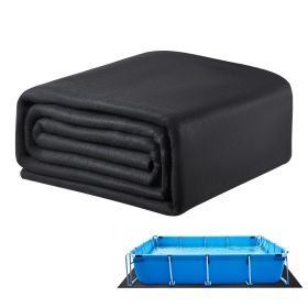 VEVOR Rectangle Pool Liner Pad, 12 x24 ft Pool Liner Pad for Above Ground Swimming Pools, Extra-Thick Pool Mat, Prevents Punctures