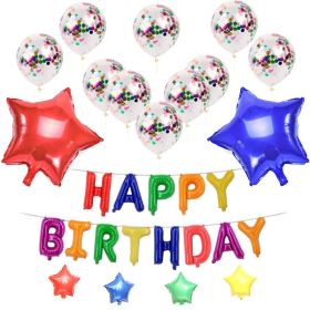 1 SET Party Supplies Farm Animals Pig Horse Cow Theme Party Aluminum Film Balloon Set for Kids Birthday Decoration (Color: multicolour)