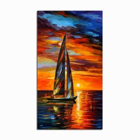 Coloring Poster Hand Painted Oil Painting Landscape For The Living Room Wall Art Home Decoration Abstract Without Frame (size: 150X220cm)